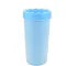 Blue tumbler on a white background
