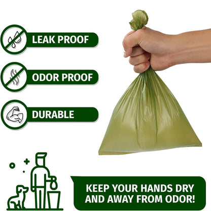 Poop Bags for Dogs – Extra Thick, Strong & Leak-Proof Waste Bags