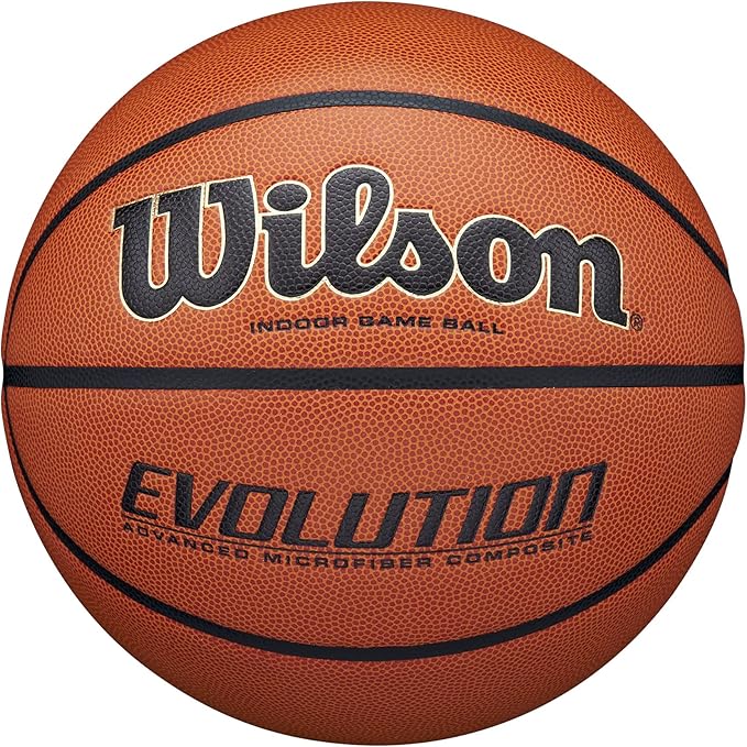 Wilson Evolution 29.5 Inch Indoor Game Basketball - Black