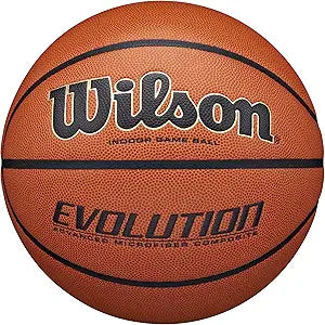 Wilson Evolution 29.5 Inch Indoor Game Basketball - Black