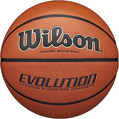 Wilson Evolution 29.5 Inch Indoor Game Basketball - Black